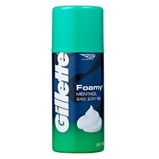 질레트 포오미 멘솔 쉐이빙 폼, 175g, 1개