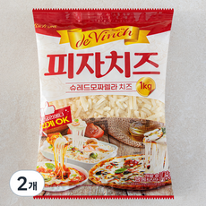 남양유업 드빈치 슈레드 모짜렐라 피자치즈, 1kg, 1개입, 2개