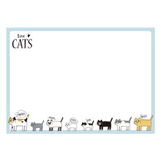 AA 晶裕荃 奈米 軟性磁鐵白板 WB65D-A304 藍色 貓, 1個