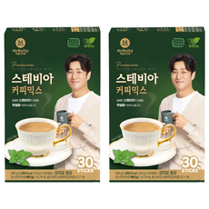 McNulty Coffee 甜菊即溶咖啡粉, 9.5g, 30條, 2盒