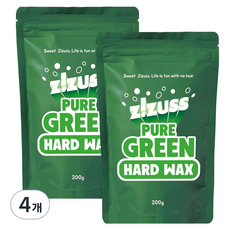 耶穌純綠色硬蠟適用於所有區域, 4個, 200g