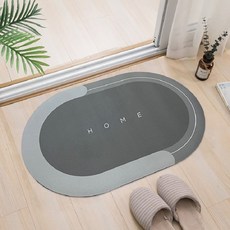일상나눔 HOME 규조토 발매트 40 x 60 CM, 그레이