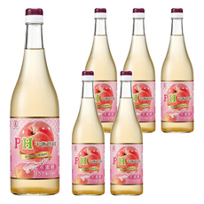 KONG YEN 工研 PH水蜜桃飲料, 750ml, 6瓶