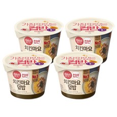 햇반컵반 치킨마요 덮밥, 233g, 4개