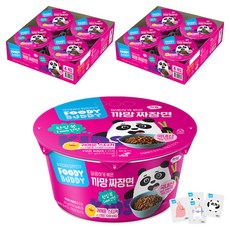 푸디버디 까망짜장면 컵 91g, 8개