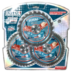 TOTAL 道達爾 超薄片TCT木工鋸片套裝 165mm, TAC236165, 1組