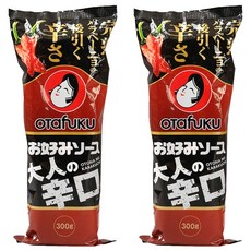 OTafUKU 大阪燒醬 辣味, 2個, 300g