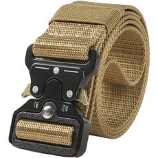 MAKEPO 戶外軍風腰帶, 棕色, 1個