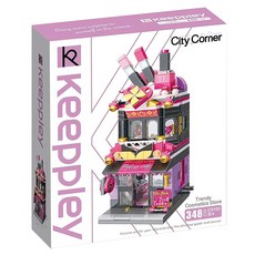 keeppley QMAN 潮流彩妝店, 紫色 + 黑色, 1盒