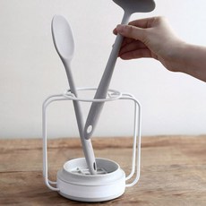 MARI STEIGER Nouveau 廚具收納筒 烹飪工具立架, 白色, 1個