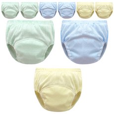 엠케이 남아용 펀칭 단색파스텔 배변훈련팬티 3종 세트, 랜덤발송, 3세트