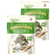CJ bibigo 海苔脆片 原味 烤海苔, 36g, 2包
