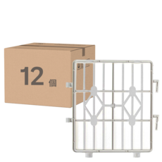 Tamsaa 可拆卸式寵物圍欄 象牙白, 12個, 367 x 322mm