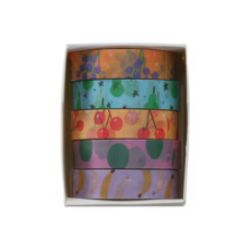 꼬까 手帳裝飾紙膠帶 5入, 1套, 08