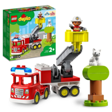 LEGO duplo 得寶系列 消防車 Fire Truck，角色扮演，激發孩子創造力，2歲以上, 1盒