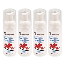 誰是寶貝 兒童專用護齒泡沫牙膏 (草莓口味), ECO Friendly, 6M+適用, 50ml, 4瓶