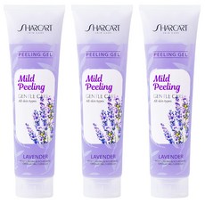 샤카트 페이스 바디 각질 제거 필링젤 라벤더향, 310ml, 3개