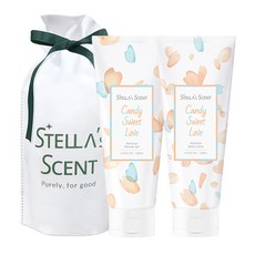 Stella Cent Perfume Candy Sweet Love 沐浴露 200ml + 身體乳 200ml 套組, 1套