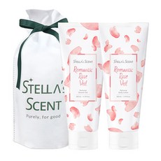 STELLA'S SCENT 浪漫玫瑰香氛沐浴露 200ml+身體乳液 200ml, 1套
