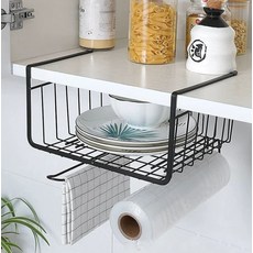 廚房紙巾架, 黑色, 1個