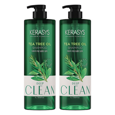 케라시스 티트리 오일 두피 샴푸, 1L, 2개
