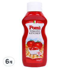 Pomi 番茄醬, 560g, 6個