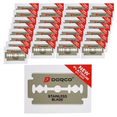 Dorco 化妝刀片雙面剃須刀片, 10片, 50盒