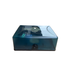 JOGOWU 免打孔擦手紙巾盒，加大容量 抽取方便 簡單安裝, 透藍色, 1個