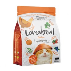 Loveabowl 囍碗 全齡貓 天然無穀系列 乾飼料, LBC1 雞肉, 1kg, 1袋