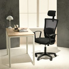 바른자세연구소 바른자세세트 의자, 블랙 + 네이처블랙