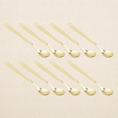 해모 윌리브 국산 304스텐 셀라 티타늄 커트러리, 10개, 티타늄 티스푼 중