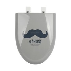 SHABATH 斯堪地那 圓形O型馬桶蓋 大型, 鬍鬚, 1個