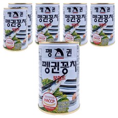 펭귄 꽁치 통조림, 400g, 6개