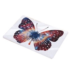 Happy Pop Butterfly 廚房浴室地墊, 銀河