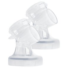 hegen 電動手動擠乳器專用吸乳罩主體 SoftSqroundTM, 1組, 透明