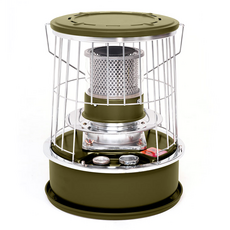 Alpaca 露營用燈芯式煤油暖爐 橄欖綠, TS-77JS