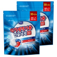 kitchen soap 洗碗機用膠囊洗碗精 triple pods 32入, 480g, 2個