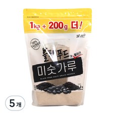 태광선식 블랙푸드가 들어간 미숫가루, 5개, 1.2kg