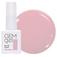 아이빛 네일아트 젬젤 컬러 젤네일, 45밝은분홍, 10ml, 1개