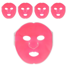 冷熱敷全臉面罩 粉紅色, 5個