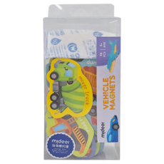 mideer 交通工具單字磁力貼 3歲以上適用, 36片, 1盒