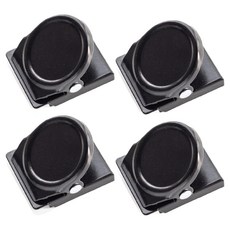 로그로 자석 홀더 클립 집게, 블랙, 4개