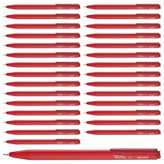 monAmi Triplus 油性原子筆 1.0mm, 48個, 紅色