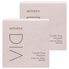 MOTHER-K DIA 純粹洗衣皂 佛手柑香氣, EWG GREEN 等級, 含有96%以上植物棕櫚油, 添加蜂膠萃取物, 天然呵護肌膚, 2個, 150g