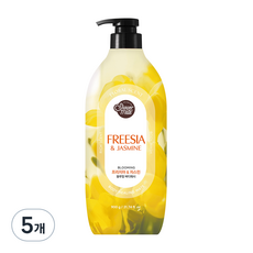 샤워메이트 블루밍 바디워시 프리지아 앤 자스민, 900g, 5개