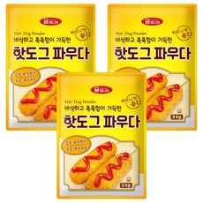 움트리 핫도그 파우다, 3kg, 3개