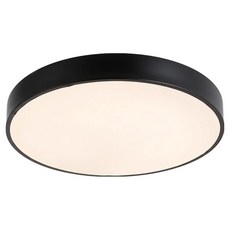 Honey Comb 北歐簡約LED52W四段調光臥室吸頂燈 50 x 5cm 自然光, 黑