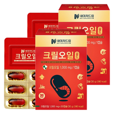 NATURE DREAM 磷蝦油膠囊 1000mg, 30顆, 2盒