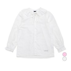 BLUEDOG 女童荷葉邊棉質襯衫