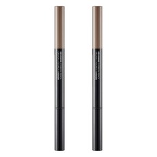 fmgt 디자이닝 아이브로우 오토펜슬 0.3g, 02그레이브라운, 2개